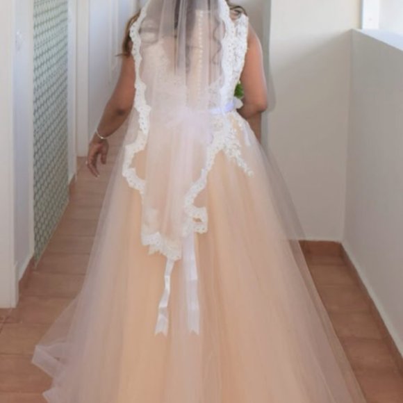Wedding Dress - BLUSH Colour - Picture 3 of 3